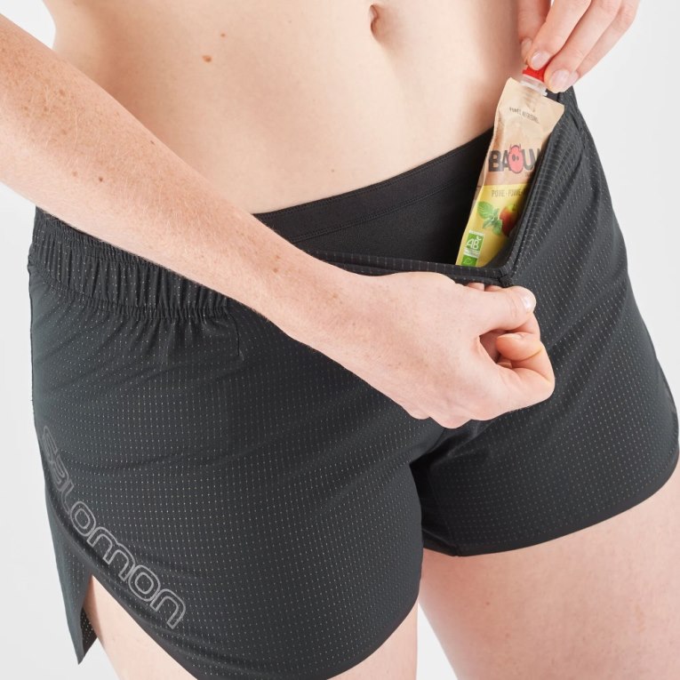 Salomon Sense Aero 3'' Women's Running Shorts Black | CA 64B19